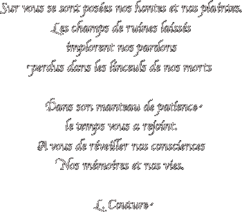 Sur vous se sont posées